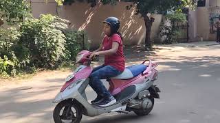 STUDENT NO 1 SREEJA  TWO WHEELER DRIVING SCHOOL  TWO WHEELER TRAINING CENTER  SGRTDS [upl. by Amron]