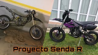 Proyecto Derbi Senda R 🔜 Poner Plasticos de beta rrt a una derbi senda R Parte 1✅ [upl. by Ecineg]