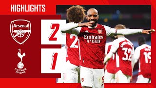 HIGHLIGHTS  Arsenal vs Tottenham Hotspur 21  Premier League  Odegaard Lacazette [upl. by Anivlis]