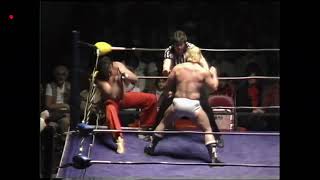 GCW 1983 11 06 1983 Atlanta Omni 6 Nov 1983 National TV title Jake Snake Roberts vs Ron Garvin [upl. by Ilise]