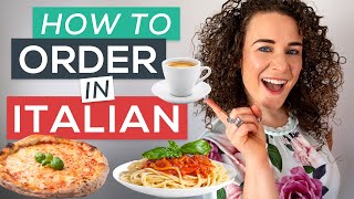 How to Order Food and Drinks in Italian 🇮🇹 FREE PDF Italian for Beginners [upl. by Myrwyn]