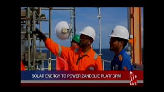 Solar Energy To Power Zandolie Platform [upl. by Eelarat]