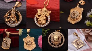 Most attractive gold chain pendant design for men👌👌 [upl. by Aisined]