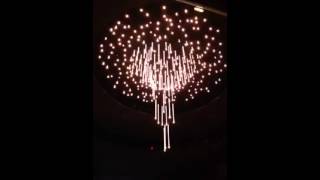 Dallas Operahouse Chandellier Raising viewed for first time by Philip Glass [upl. by Lyrehc]