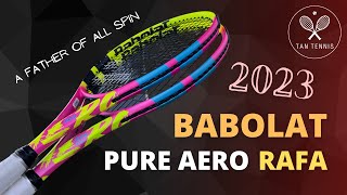 The most SPIN racket  Babolat Pure Aero Rafa 2023 [upl. by Norita769]