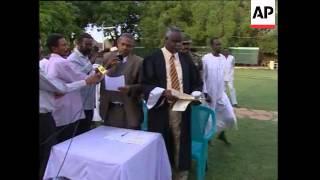 Darfur Governor Meets Pardoned Militiamen Refugee Camp [upl. by Etterraj685]