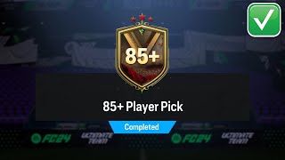 EAFC 24 85 PLAYER PICK SBC COMPLETED EAFC 85 PLAYER PICK [upl. by Allred]