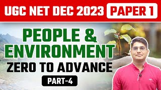 UGC NET Dec 2023 Paper1  Unit 9 People amp Environment PDE Basics by Shiv Sir  Vision JRF [upl. by Gauntlett]