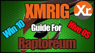 How To Mine RAPTOREUM With XMRIG  Windows 10 HiveOS [upl. by Ries]