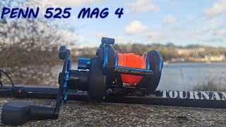 PENN 525 MAG 4  Unboxing and casting  WHAT A GREAT REEL [upl. by Chatav]