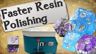 Faster Resin Polishing  Pottery Wheel [upl. by Pitarys]