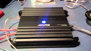 Alpine MRPM500 Mono Amplifier on JL 12W6v2 [upl. by Nivaj]