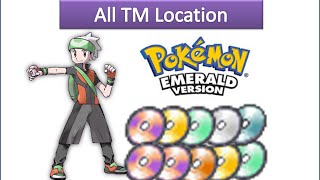 All TMs Locations in Pokemon Emerald [upl. by Cybill876]