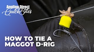 How To Tie A Maggot DRig – Carp Fishing Quickbite [upl. by Ohploda]