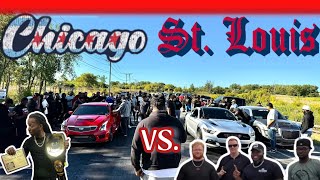 CHICAGO GRUDGE RACE CHICAGO VS ST LOUIS STREET RACING FOR KING OF THE STREETS mustang camaro [upl. by Crary]