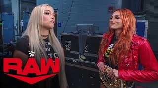 Becky Lynch slaps Liv Morgan Raw highlights May 13 2024 [upl. by Arte376]