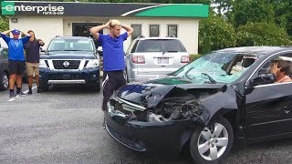 Returning Destroyed Rental Cars Prank [upl. by Veta]