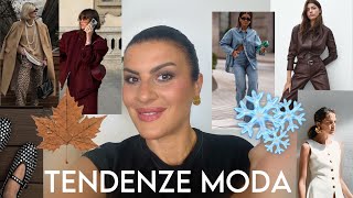 TENDENZE MODA AUTUNNO INVERNO 202425 [upl. by Tankoos]