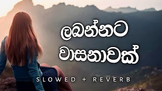 Labannata Wasanawak  ලබන්නට වාසනාවක්  Slowed And Reverb [upl. by Assanav]