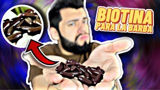 BIOTINA para el CRECIMIENTO de la BARBA 🧔🏻‍♂️ [upl. by Risa]