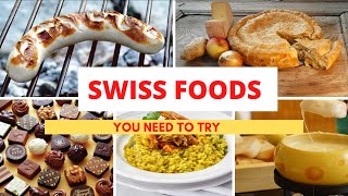 Most Popular Switzerland Food  Swiss Cuisine [upl. by Lief687]