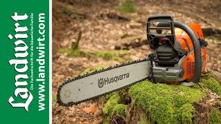 Husqvarna 572 XP Motorsäge im Test  landwirtcom [upl. by Eillas152]