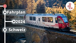 Wie geht es weiter mit dem GotthardBasistunnel  Das bringt der Fahrplan 2024 für die Schweiz [upl. by Ener]