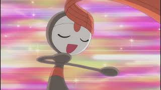 Meloetta Song and Transformation  pokemon best wishes [upl. by Linkoski30]