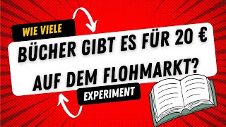 Wie viele Bücher kriegt man für 20€ auf dem Flohmarkt buch bookhaul flohmarkt lesen [upl. by Melisande]