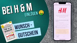 Wunschgutschein bei HampM einlösen  Wie geht das • 📱 • 🤑 • Anleitung  Tutorial [upl. by Raviv]