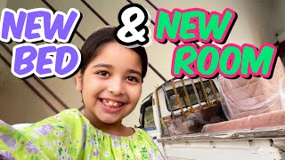 Aayat Arif  New Bed amp New Room  vlog [upl. by Longwood]