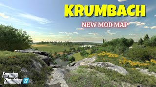 quotKRUMBACHquot FS22 Map TourReview  New Mod Map  Farming Simulator 22  PS5 [upl. by Elfie]