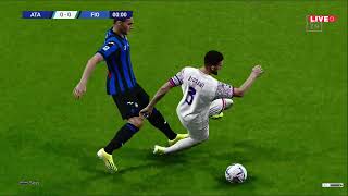 Pes 21 Gameplay 🔴 LIVE AtalantaFiorentina LIVE  Serie A italiana  Partita in diretta ora [upl. by Lennie]