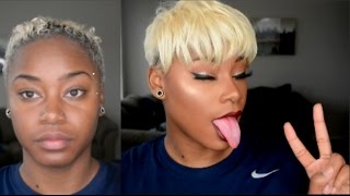 How to MOLD CUT AND STYLE MY Short Hair at home  Laurasia Andrea [upl. by Tacklind]