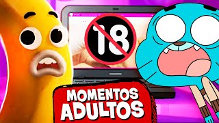 7 MOMENTOS ADULTOS NOS DESENHOS Pt2 [upl. by Nonnaehr]