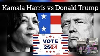 Donald Trump o Kamala Harris Elecciones 2024 USA Quein nos combiene donaldtrump kamalaharris [upl. by Cassil]