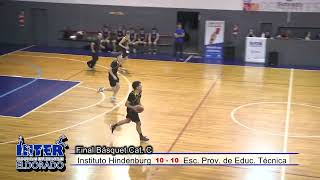 FINAL BASQUET CAT C MASCULINO IH EPET 6 2024 [upl. by Enirahtac]