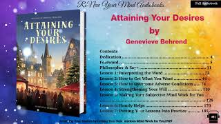 Attaining Your Desires By Genevieve Behrend  ReNew Your Mind Audiobooks [upl. by Eudoxia]