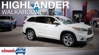 2016 Toyota Highlander Walkaround Review [upl. by Refinney]