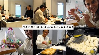 BAYRAM AREFESI HAZIRLIK MARATONU 💫 TATLILAR HEDİYELER ALIŞVERİŞ [upl. by Ellary884]