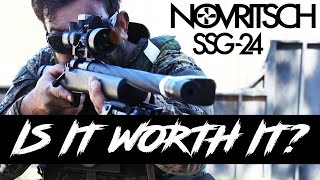 Novritsch SSG24 Airsoft Sniper Gameplay  SWAMP SNIPER TEST [upl. by Safir]