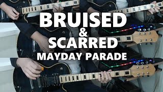 BRUISED AND SCARRED  Mayday Parade GUITAR COVER [upl. by Deina]