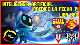 🔥INTELIGENCIA ARTIFICIAL PREDICE FECHA 14  BARCELONA SC VS TECNICO UNIVERSITARIO EN VIVO [upl. by Aicillyhp]