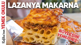 Lazanyaya Göz Kırpan Fırında Kıymalı Makarna Tarifi 🍝 Her Çatalında Lezzet Garantili FIRINDA MAKARNA [upl. by Emelun]