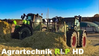 Deutz Fahr 9340 TTV vs Fendt 724 Vario S4  Silo schieben [upl. by Winter]