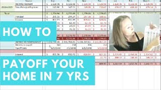 How to Pay Off Your Home in 78yrs  Amortization Schedule Is Your Tool [upl. by Everson681]