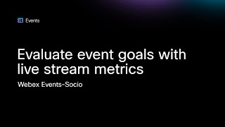 Evaluate event goals with live stream metrics [upl. by Melisande274]