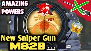 Free Fire New Sniper Gun M82B Testing  Better Than AWM  Garena Free Fire Battlegrounds [upl. by Lewiss26]