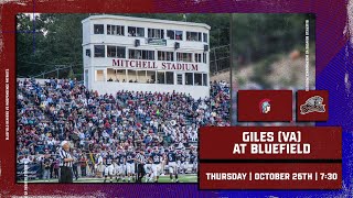 GILES SPARTANS VA VS BLUEFIELD BEAVERS  BLUEFIELD BEAVERS FOOTBALL [upl. by Auqinet]