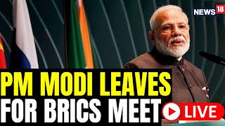 BRICS Summit 2023  PM Modi Leaves For South Africa  PM Modi To Attend BRICS Summit  PM Modi LIVE [upl. by Anirbaz]